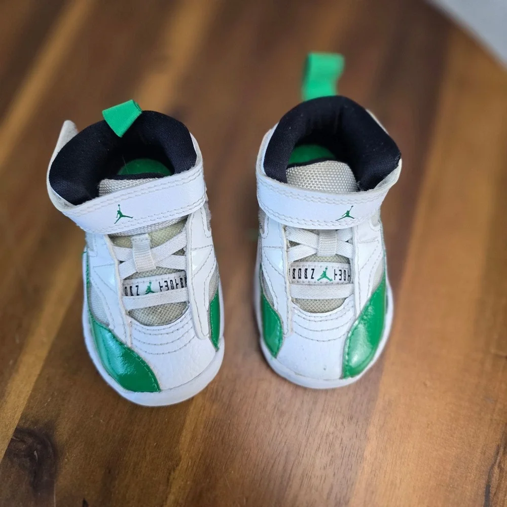 Jordan Jumpman MVP Toddler Lucky Green White DQ8433-130 Size 4C G1